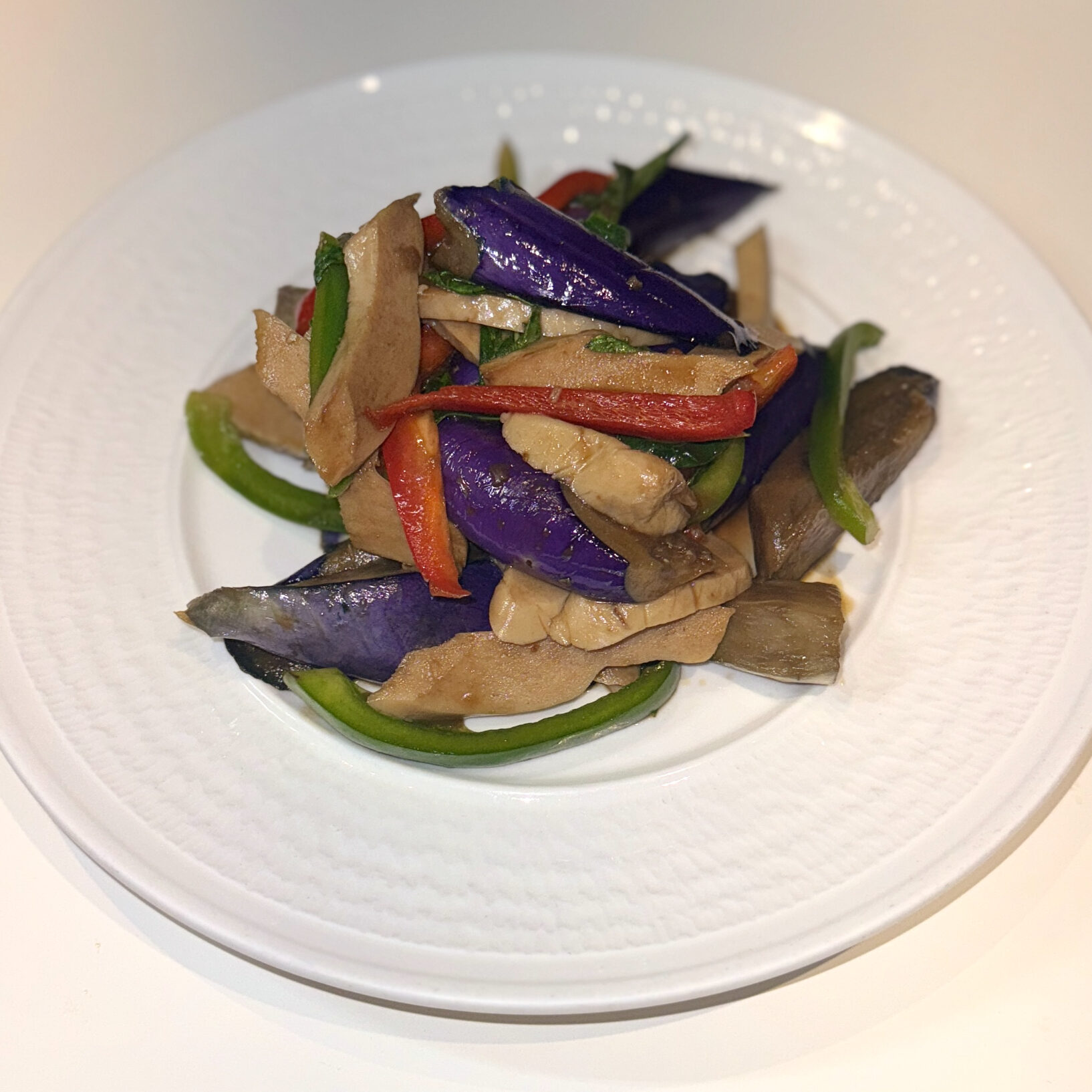 TD2 🌶️ Eggplant Soy Chick'n