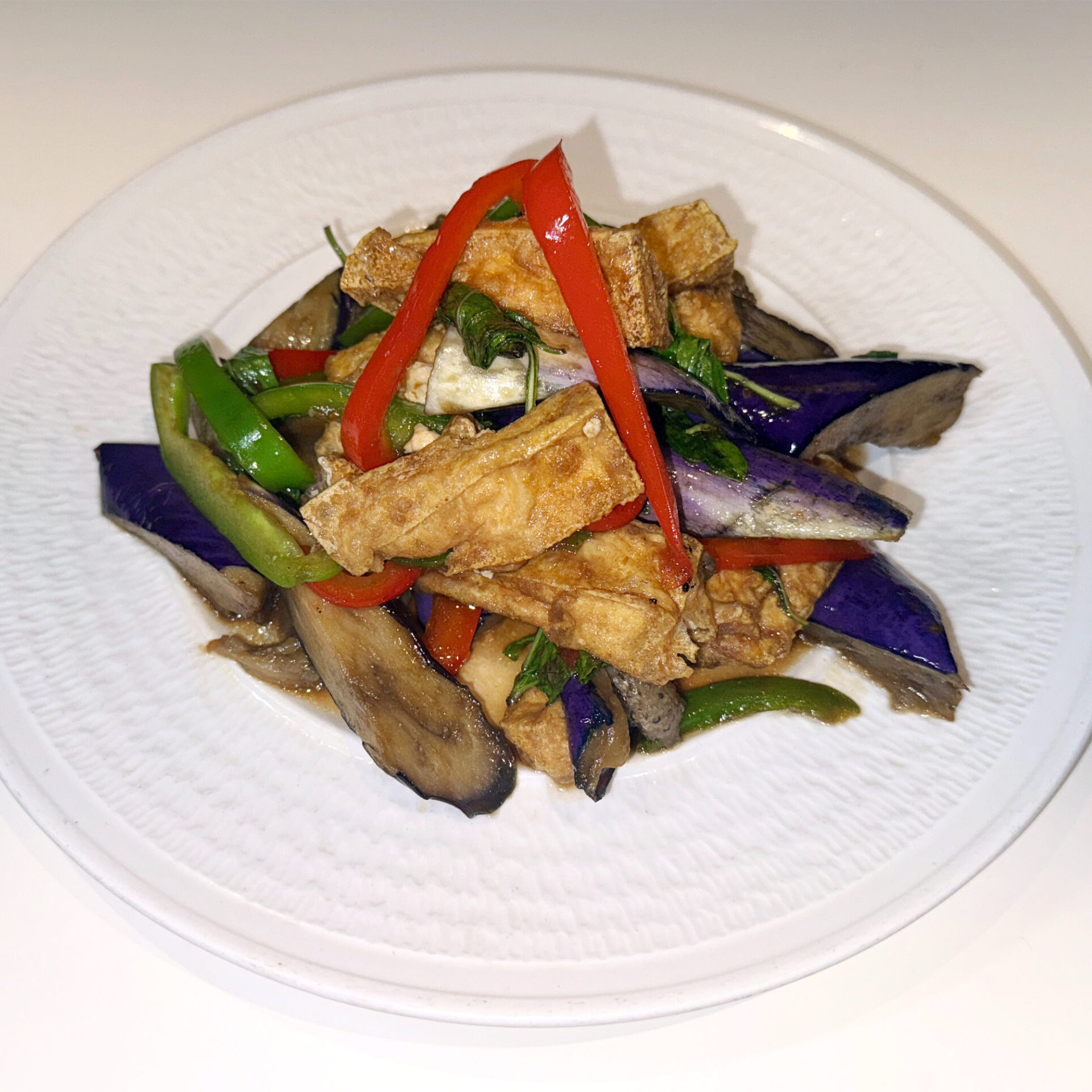 TD1 Basil Eggplant Tofu